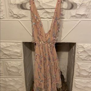 Hello Molly pink sparkle dress